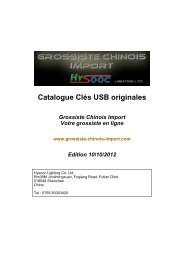 Clé USB originale - Grossiste chinois import