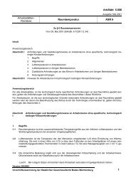 Arbeitsstätten-Richtlinie - Raumtemperatur - ASR 6