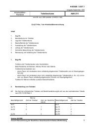Arbeitsstätten-Richtlinie - Toilettenräume - ASR 37/1