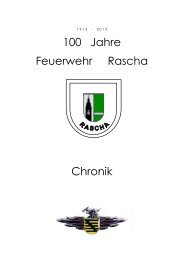 100 Jahre Feuerwehr Rascha a - Großpostwitz