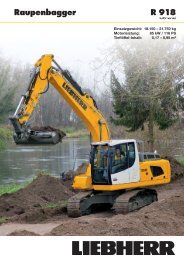 Raupenbagger R 918 - Liebherr