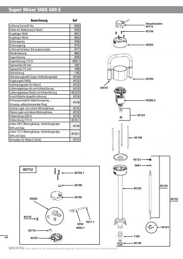 Super Mixer SMX 600 E