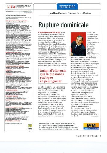 Lire article paru dans "LSA du 11 octobre 2007" - Groupement ...