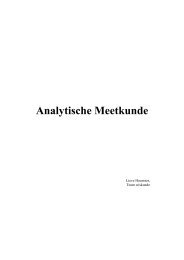 Analytische Meetkunde - Groep T