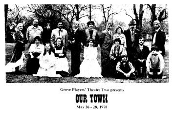 Our Town - the Grove Players