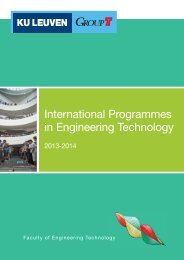 Download International programmes Engineering Tech (pdf) - Groep T