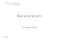 Dr. Saskia Lucht - Grow.up. Managementberatung GmbH