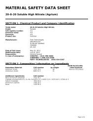 20-8-20 High Nitrate soluble Agrium EN MSDS ANSI