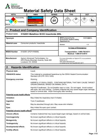 Calcium Carbonate Msds