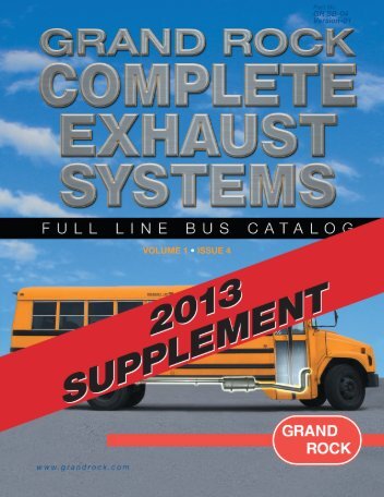 Our School Bus Supplement Catalog - Grand Rock Truck Exhaust ...