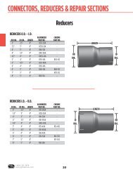 CONNECTORS, REDUCERS & REPAIR SECTIONS