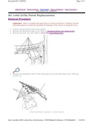 Air Inlet Grille Panel Replacement - GRRRR8.net