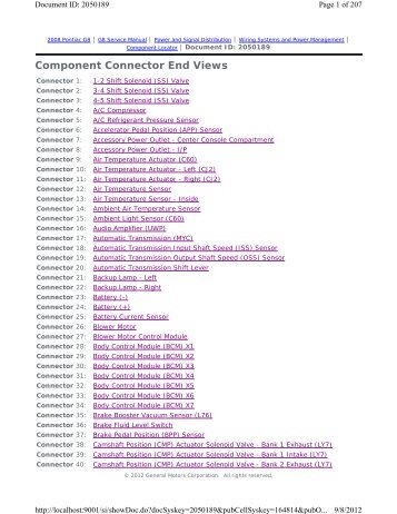 Component Connector End Views - GRRRR8.net