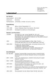 Lebenslauf - German Research School for Simulation Sciences