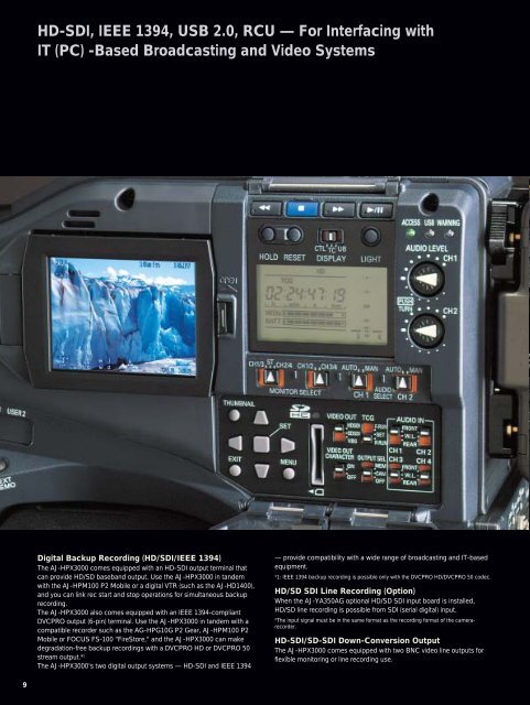 AJ-HPX3000 Brochure - Panavision