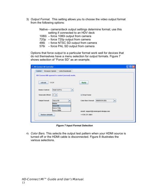 HD-Connect MI manual - Convergent Design, experts in HDMI, SD ...