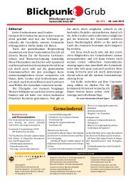 Ausgabe Juni 2013 - Gemeinde Grub
