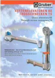 Trogschnecken - Gruber Maschinen GmbH