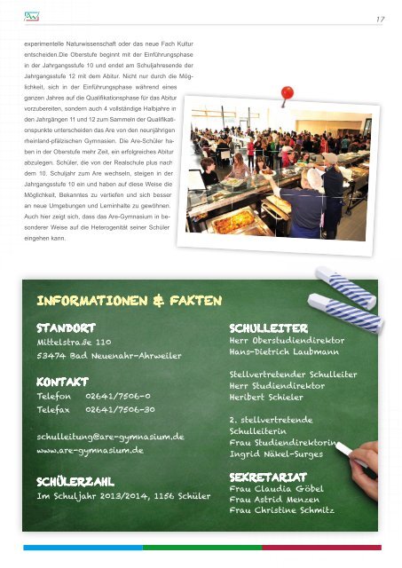 Wegweiser weiterführende Schulen - Auf Bildung bauen - Ausgabe 2 - Schuljahr 2013/2014