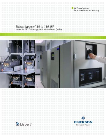 Liebert Npower Sales Brochure.pdf - Gruber Power
