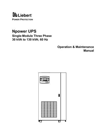 Npower UPS - Gruber Power