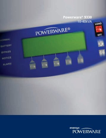 Powerware® 9330 - United Power & Battery