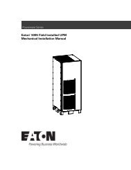 Eaton 9395 Field Installed UPM Mechanical ... - Jonweb.net