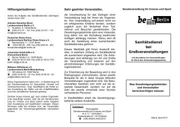 Sanitätsdienst bei Großveranstaltungen - DRK Kreisverband Berlin ...