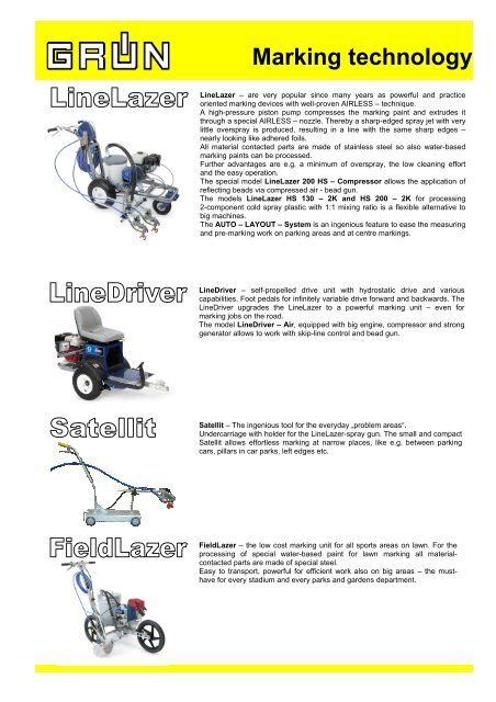 LineLazer - Series - Grün GmbH