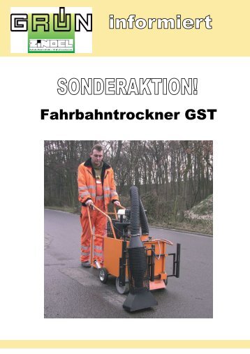 Fahrbahntrockner GST - Grün GmbH
