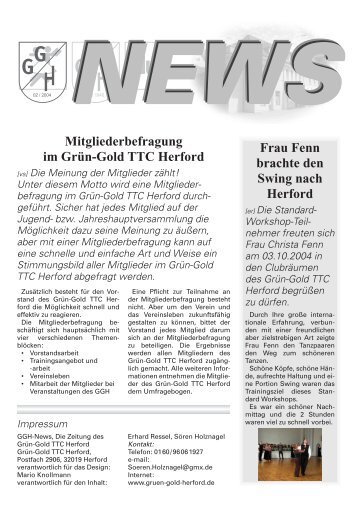 NEWS - Grün Gold TTC Herford e.V.