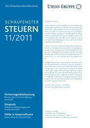 STEUERN 11/2011 - Grünbaum & Collegen