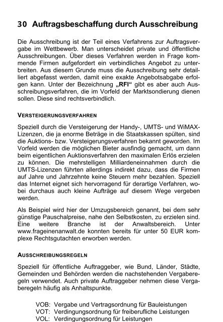 30 Auftragsbeschaffung Durch Ausschreibung Pdf