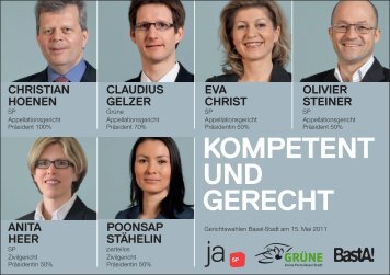 KomPetent und gerecht - Grüne Partei Basel-Stadt