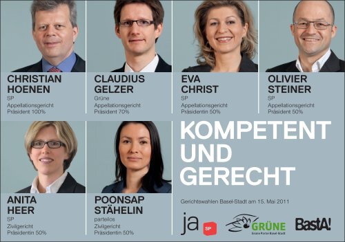 KomPetent und gerecht - Grüne Partei Basel-Stadt