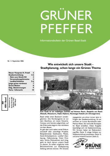 Ausgabe September 2006 - Grüne Partei Basel-Stadt
