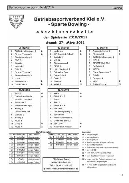 Betriebssport 03/06 - Betriebssportverband Kiel e.v.