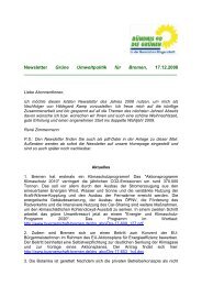 NL Umweltpolitik, 12-08 - Bündnis 90/Die Grünen ...