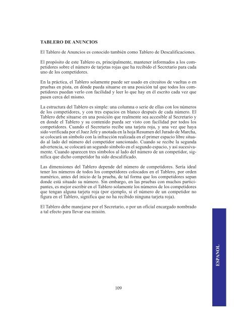 Una guía para Jueces, oficiales, entrenadores y atletas