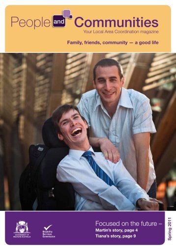 People and Communities spring 2011 - Disability Services ...