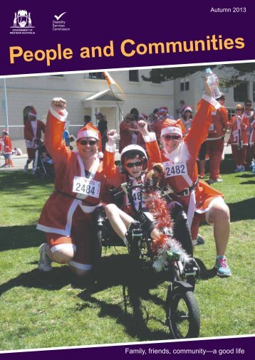 People and Communities autumn 2013 - Disability Services ...