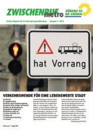Zwischenruf 1 - 2013 - Bündnis 90/Die Grünen Nürnberg