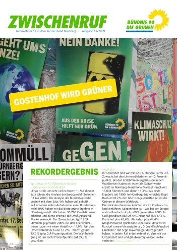 REKORDERGEBNIS Highlights ... - Bündnis 90/Die Grünen Nürnberg