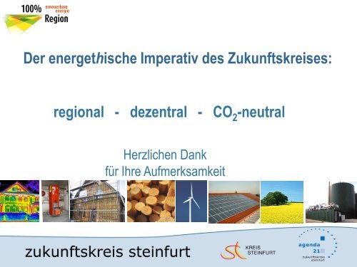 Zukunftskreis Steinfurt –energieautark 2050 von Ulrich Ahlke, Büro