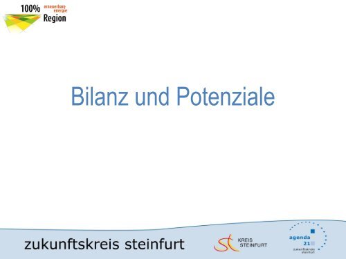 Zukunftskreis Steinfurt –energieautark 2050 von Ulrich Ahlke, Büro