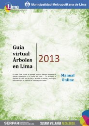 Guía virtual - Árboles en Lima
