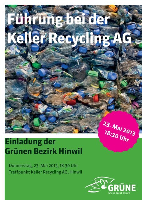 Führung bei der Keller Recycling AG