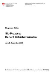 SIL-Prozess: Bericht Betriebsvarianten - Grüne Kanton Zürich