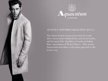Aquascutum Autumn/Winter Collection 2013-14