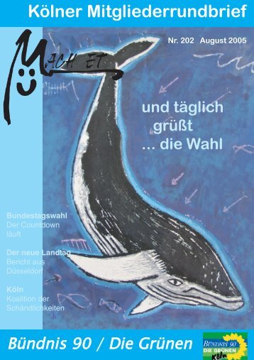 Nr. 202, August 2005 - Bündnis 90/Die Grünen Kreisverband Köln